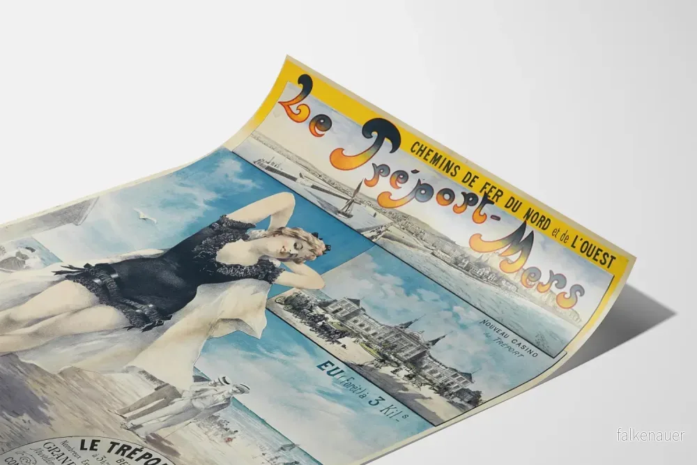 Vintageposter Le Tréport-Mers Nord- och Västbanorna - Bild 3