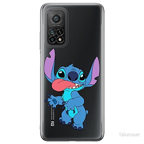 ERT GROUP mobiltelefonfodral för Xiaomi MI 10 LITE originalt och officiellt licensierat Disney mönster Stitch 012 optimalt anpassad till formen på mobiltelefonen, gedeeltelijk transparant 5905131186584