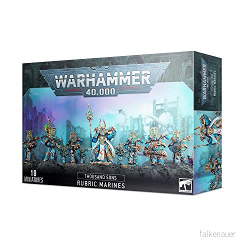 NY! Thousand Sons Rubric Marines Warhammer 40 000 10 Miniatures 5011921079391