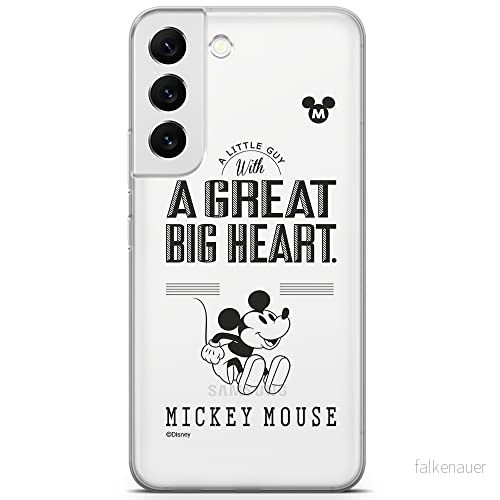 ERT GROUP mobiltelefonfodral för Samsung S22 originalt och officiellt licensierat Disney mönster Mickey 006 optimalt anpassad till formen på mobiltelefonen, gedeeltelijk transparant 5904805310355