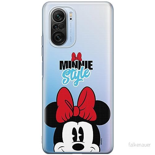 ERT GROUP mobiltelefonfodral för Xiaomi MI 11i/ REDMI K40/K40 PRO/POCO F3/ F3 PRO originalt och officiellt licensierat Disney mönster Minnie 027, gedeeltelijk transparant 5905511878375