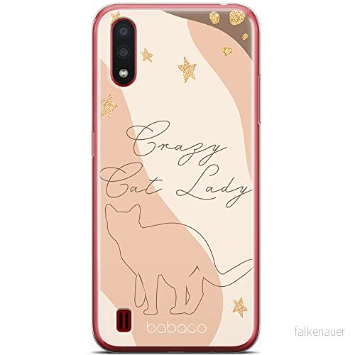 ERT GROUP mobiltelefonfodral för Samsung A01 originalt och officiellt licensierat Babaco mönster Cats 009 optimalt anpassad till formen på mobiltelefonen, fodral tillverkad av TPU plast 5905131064820