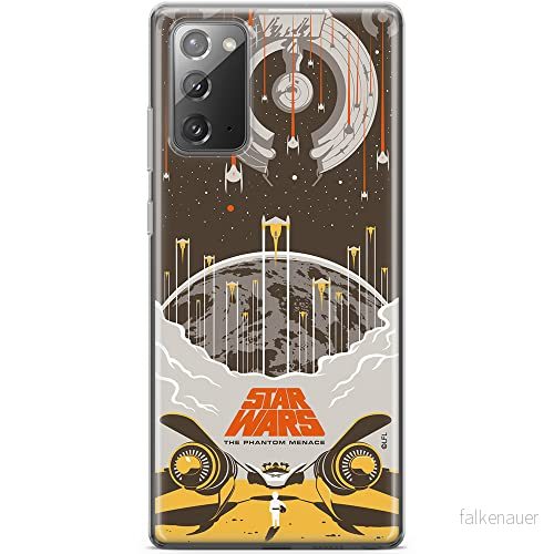 ERT GROUP mobiltelefonfodral för Samsung GALAXY NOTE 20 originalt och officiellt licensierat Star Wars mönster 028 optimalt anpassad till formen på mobiltelefonen, fodral tillverkad av TPU plast 5903040456491