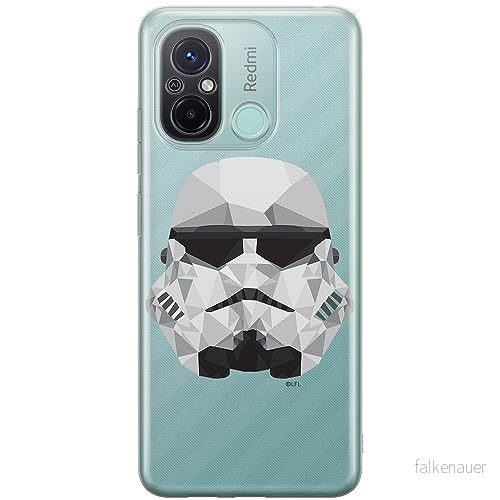 ERT GROUP mobiltelefonfodral för Xiaomi REDMI 12C/ 11A originalt och officiellt licensierat Star Wars mönster Stormtrooper 008 anpassad till formen på mobiltelefonen, gedeeltelijk transparant 5905511843786