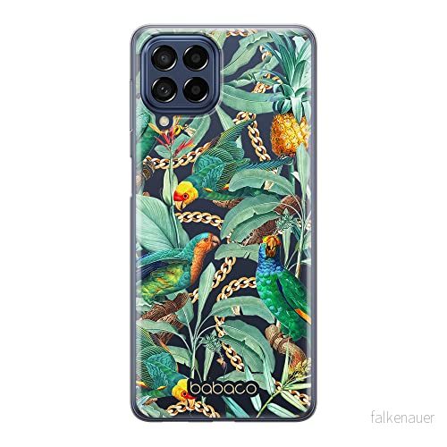 ERT GROUP mobiltelefonfodral för Samsung M33 5G originalt och officiellt licensierat Babaco mönster Flowers 058 optimalt anpassad till formen på mobiltelefonen, gedeeltelijk transparant 5905511355159