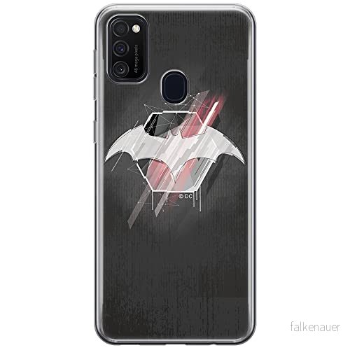 ERT GROUP mobiltelefonfodral för Samsung M21 originalt och officiellt licensierat DC mönster Batman 002 optimalt anpassad till formen på mobiltelefonen, fodral tillverkad av TPU plast 5903537845715