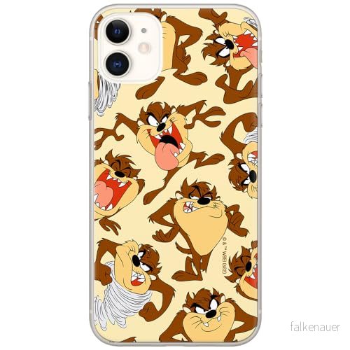 ERT GROUP mobiltelefonfodral för Iphone 11 originalt och officiellt licensierat Looney Tunes mönster Tasmanian 005 optimalt anpassad till formen på mobiltelefonen, fodral tillverkad av TPU plast 5905511620332