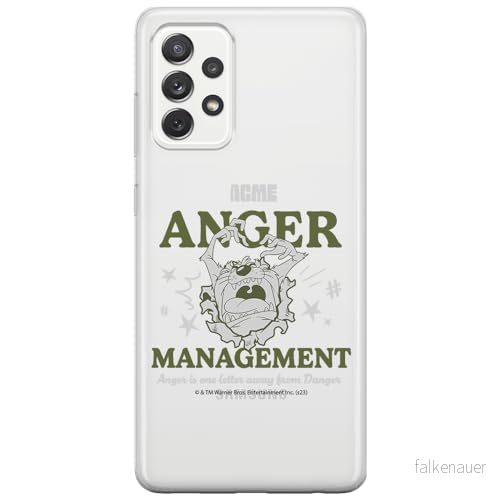 ERT GROUP mobiltelefonfodral för Samsung A52 5G / LTE 4G A52S originalt och officiellt licensierat Looney Tunes mönster Tasmanian 006, gedeeltelijk transparant 5905795135669