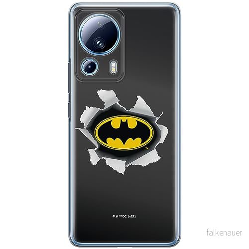 ERT GROUP mobiltelefonfodral för Xiaomi 13 LITE/CIVI 2 originalt och officiellt licensierat DC mönster Batman 059 optimalt anpassad till formen på mobiltelefonen, fodral tillverkad av TPU plast 5905511927967