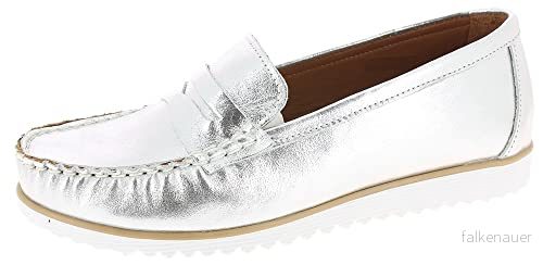 Andrea Conti Ballerina ballerinaskor, silver, 37 EU, Silber, EU 4065139995708