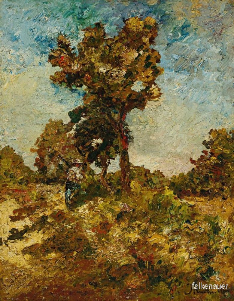 Målning Träden - Adolphe Monticelli - Bild 2