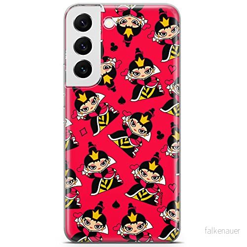 ERT GROUP mobiltelefonfodral för Samsung S22 originalt och officiellt licensierat Disney mönster Queen of Hearts 002 optimalt anpassad till formen på mobiltelefonen, fodral tillverkad av TPU plast 5905131430021