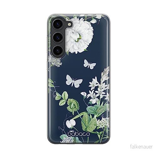 ERT GROUP mobiltelefonfodral för Samsung S23 PLUS originalt och officiellt licensierat Babaco mönster Flowers 032 optimalt anpassad till formen på mobiltelefonen, fodral tillverkad av TPU plast 5905511453244