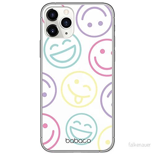 ERT GROUP mobiltelefonfodral för Apple Iphone 11 PRO MAX originalt och officiellt licensierat Babaco mönster Positive vibes 002 Vit anpassad till formen på mobiltelefonen, gedeeltelijk transparant 5903932964028
