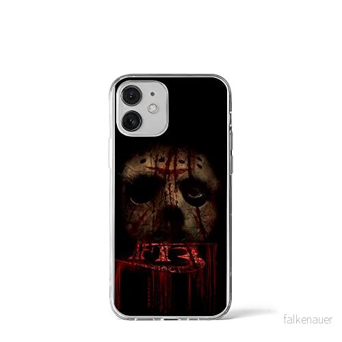 ERT GROUP mobiltelefonfodral för Iphone 12 Mini originalt och officiellt licensierat Horror mönster Friday the 13th 013 optimalt anpassad till formen på mobiltelefonen, fodral tillverkad av TPU plast 5905511109486