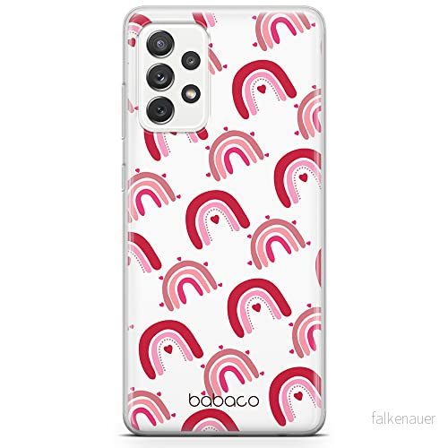 ERT GROUP mobiltelefonfodral för Samsung A33 5G originalt och officiellt licensierat Babaco mönster Rainbow 001 optimalt anpassad till formen på mobiltelefonen, gedeeltelijk transparant 5904805350009