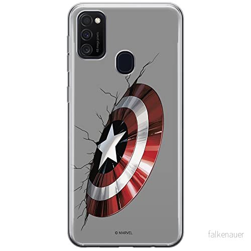 ERT GROUP mobiltelefonfodral för Samsung M21 originalt och officiellt licensierat Marvel mönster Captain America 023 optimalt anpassad till formen på mobiltelefonen, fodral tillverkad av TPU plast 5903537836935