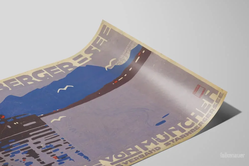 Vintageposter av Starnberger See – Retro väggdekoration för inomhusbruk - Bild 2
