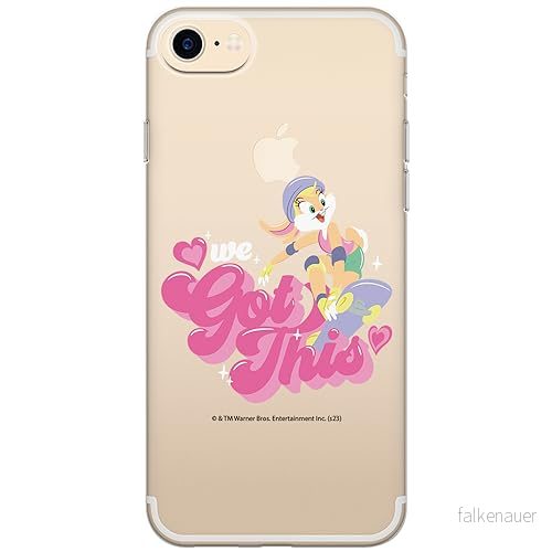 ERT GROUP mobiltelefonfodral för Iphone 7/8/ SE 2/ 3 originalt och officiellt licensierat Looney Tunes mönster Lola 004 optimalt anpassad till formen på mobiltelefonen, gedeeltelijk transparant 5905795065287