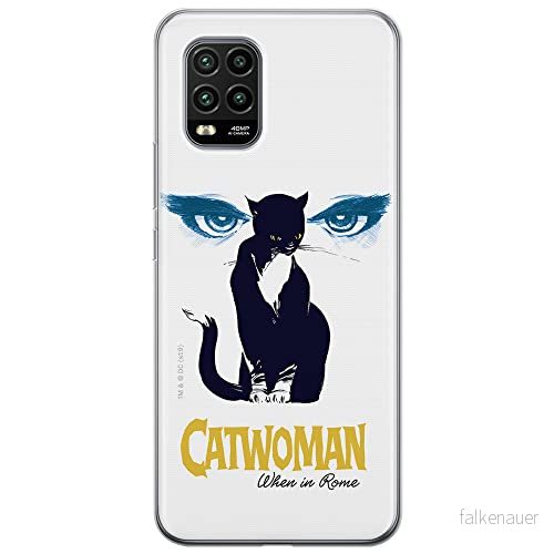 ERT GROUP mobiltelefonfodral för Xiaomi MI 10 LITE originalt och officiellt licensierat DC mönster Catwoman 007 optimalt anpassad till formen på mobiltelefonen, fodral tillverkad av TPU plast 5903537164779