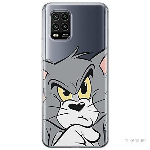 ERT GROUP mobiltelefonfodral för Xiaomi MI 10 LITE originalt och officiellt licensierat Tom and Jerry mönster 001 optimalt anpassad till formen på mobiltelefonen, gedeeltelijk transparant 5903537148007