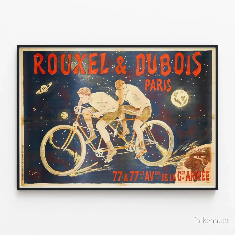 Vintageposter Rouxel & Dubois Paris – Retro väggdekoration i tandem Vintageposter Rouxel & Dubois Paris – Retro väggdekoration i tandem