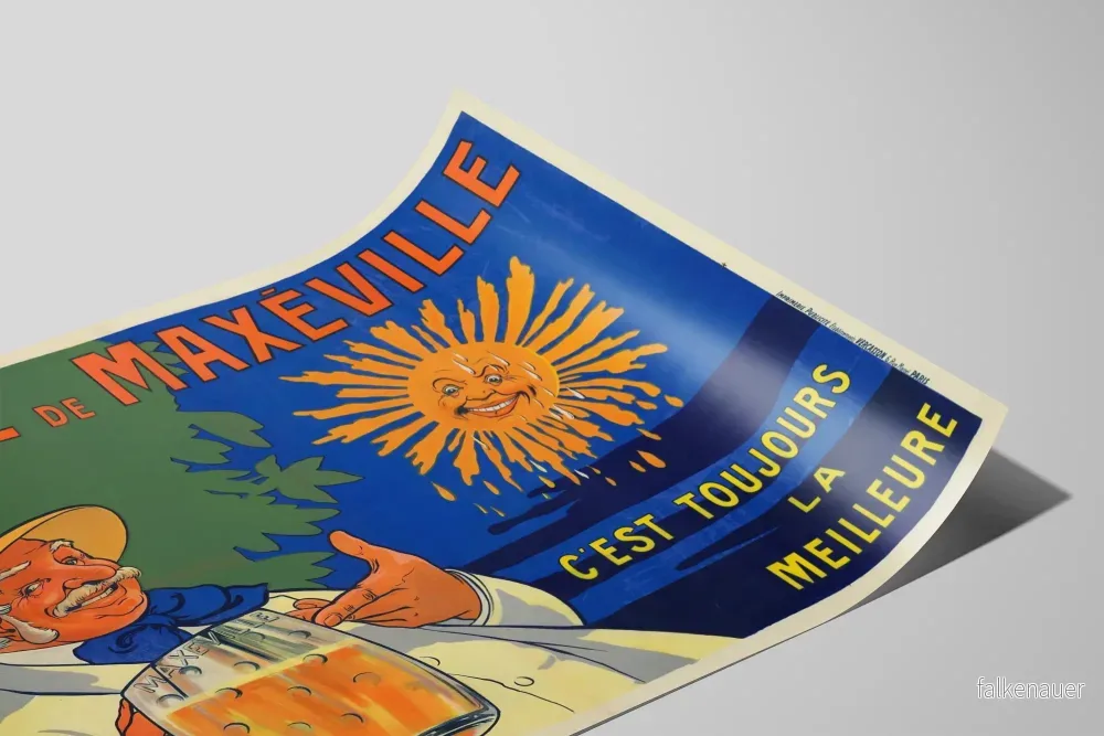 Vintageposter för Maxéville öl - Retro väggdekoration - Bild 2
