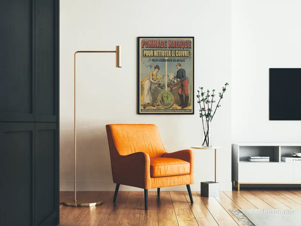 Vintageposter för Magisk Salva för Rengöring av Koppar och Polering av Metaller - Bild 2