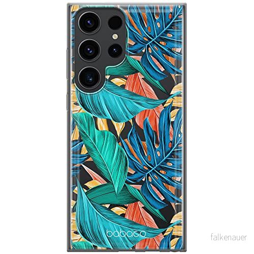 ERT GROUP mobiltelefonfodral för Samsung S23 ULTRA originalt och officiellt licensierat Babaco mönster Plants 005 optimalt anpassad till formen på mobiltelefonen, gedeeltelijk transparant 5905511464370