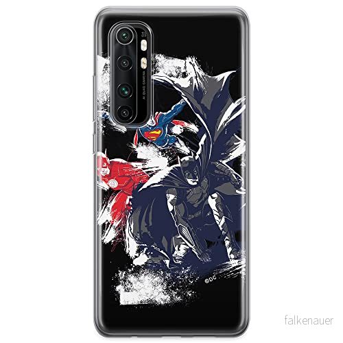 ERT GROUP mobiltelefonfodral för Xiaomi MI NOTE 10 Lite originalt och officiellt licensierat DC mönster Justice League 002 anpassad till formen på mobiltelefonen, fodral tillverkad av TPU plast 5904805592683