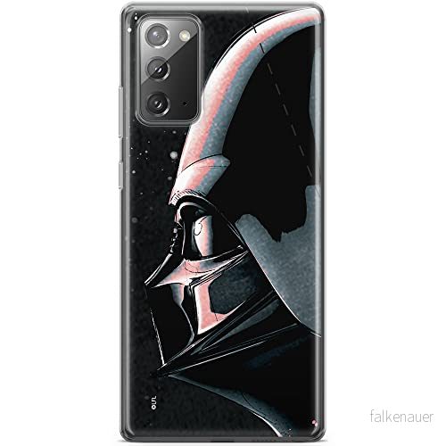 ERT GROUP mobiltelefonfodral för Samsung GALAXY NOTE 20 originalt och officiellt licensierat Star Wars mönster Darth Vader 017 anpassad till formen på mobiltelefonen, fodral tillverkad av TPU plast 5903040460528