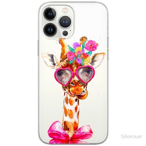 ERT GROUP mobiltelefonfodral för Oppo A53 / A53S originalt och officiellt licensierat Babaco mönster Giraffe 002 optimalt anpassad till formen på mobiltelefonen, gedeeltelijk transparant 5903040195864