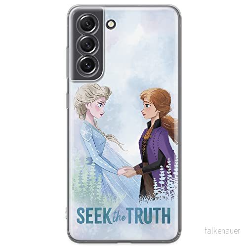 ERT GROUP mobiltelefonfodral för Samsung S21 FE originalt och officiellt licensierat Disney mönster Frozen 006 optimalt anpassad till formen på mobiltelefonen, fodral tillverkad av TPU plast 5903932975796