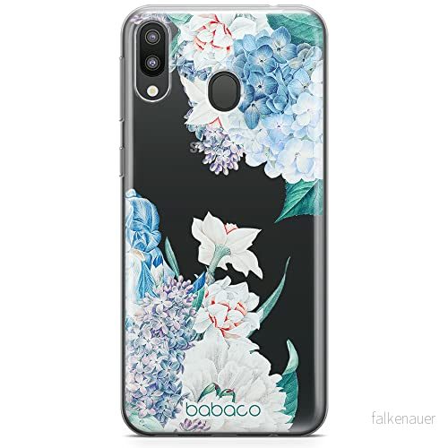 ERT GROUP mobiltelefonfodral för Samsung M20 originalt och officiellt licensierat Babaco mönster Flowers 027 optimalt anpassad till formen på mobiltelefonen, gedeeltelijk transparant 5905131264176