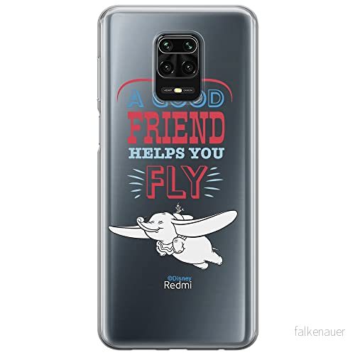ERT GROUP mobiltelefonfodral för Xiaomi REDMI NOTE 9 PRO/ 9S originalt och officiellt licensierat Disney mönster Dumbo 004 optimalt anpassad till formen på mobiltelefonen, gedeeltelijk transparant 5903040311233