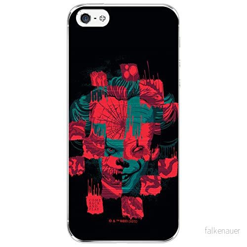 ERT GROUP mobiltelefonfodral för Iphone 5/5S/SE originalt och officiellt licensierat Horror mönster It 013 optimalt anpassad till formen på mobiltelefonen, fodral tillverkad av TPU plast 5905131981875