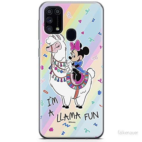 ERT GROUP mobiltelefonfodral för Samsung M31 originalt och officiellt licensierat Disney mönster Minnie 049 optimalt anpassad till formen på mobiltelefonen, fodral tillverkad av TPU plast 5904805480874