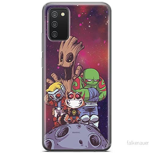 ERT GROUP mobiltelefonfodral för Samsung A02S originalt och officiellt licensierat Marvel mönster Guardians of the Galaxy 017 anpassad till formen på mobiltelefonen, fodral tillverkad av TPU plast 5903040235577