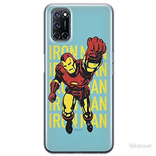 ERT GROUP mobiltelefonfodral för Oppo A92/ A72/ A52 originalt och officiellt licensierat Marvel mönster Iron Man 009 optimalt anpassad till formen på mobiltelefonen, fodral tillverkad av TPU plast 5903040201688