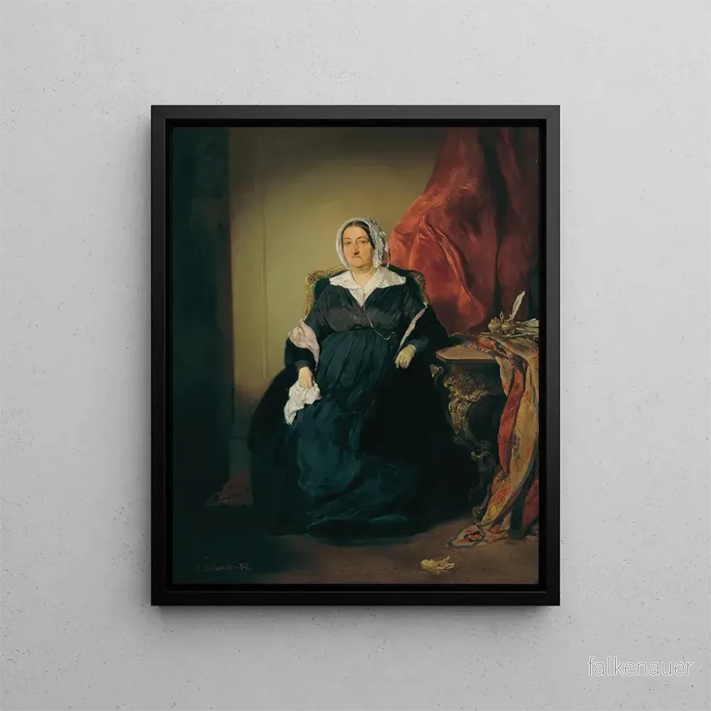 Målning Elisabeth Imrdy Edle von Omorovicze - August von Pettenkofen | Konsttryck