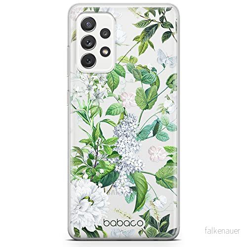 ERT GROUP mobiltelefonfodral för Samsung A73 5G originalt och officiellt licensierat Babaco mönster Flowers 038 optimalt anpassad till formen på mobiltelefonen, gedeeltelijk transparant 5905131302595