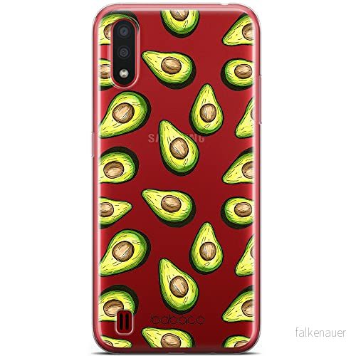 ERT GROUP mobiltelefonfodral för Samsung A01 originalt och officiellt licensierat Babaco mönster Fruits 001 optimalt anpassad till formen på mobiltelefonen, gedeeltelijk transparant 5904805426988