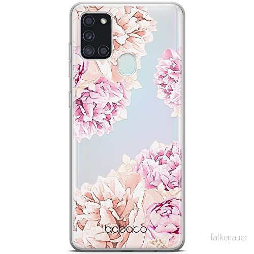 ERT GROUP mobiltelefonfodral för Samsung A21s originalt och officiellt licensierat Babaco mönster Flowers 001 optimalt anpassad till formen på mobiltelefonen, gedeeltelijk transparant 5903040258224
