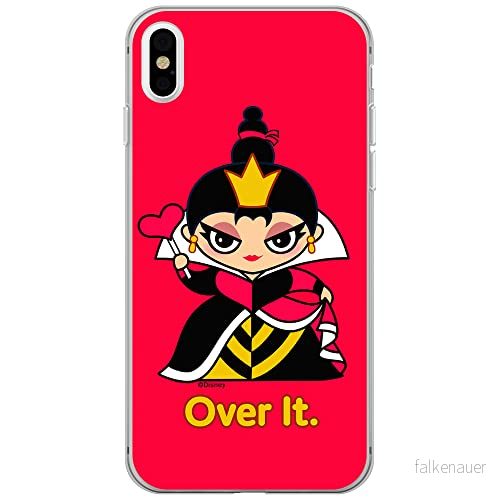 ERT GROUP mobiltelefonfodral för Iphone X/XS originalt och officiellt licensierat Disney mönster Queen of Hearts 001 optimalt anpassad till formen på mobiltelefonen, fodral tillverkad av TPU plast 5905131430540