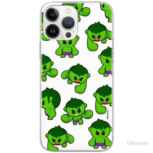 ERT GROUP mobiltelefonfodral för Iphone 13 PRO MAX originalt och officiellt licensierat Marvel mönster Hulk 006 Vit optimalt anpassad till formen på mobiltelefonen, fodral tillverkad av TPU plast 5904805242038