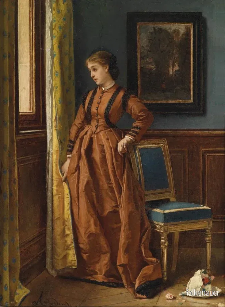 Målning Déjà - Alfred Stevens | Konsttryck - Bild 2