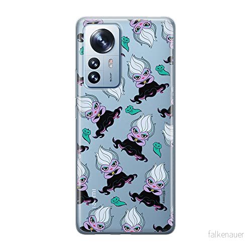 ERT GROUP mobiltelefonfodral för Xiaomi 12 / 12X originalt och officiellt licensierat Disney mönster Ursula 005 optimalt anpassad till formen på mobiltelefonen, gedeeltelijk transparant 5905511489489