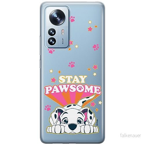 ERT GROUP mobiltelefonfodral för Xiaomi 12 PRO originalt och officiellt licensierat Disney mönster Dalmatian 007 optimalt anpassad till formen på mobiltelefonen, gedeeltelijk transparant 5905511992064