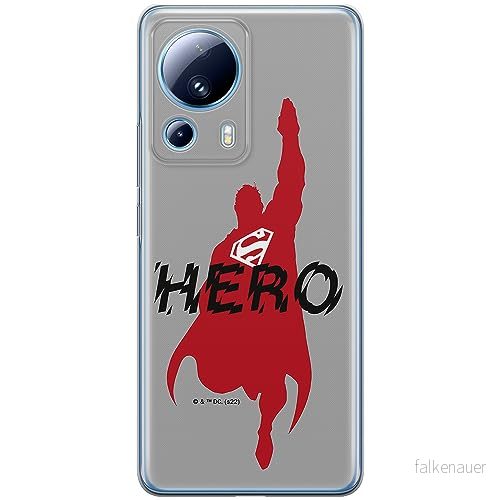ERT GROUP mobiltelefonfodral för Xiaomi 13 LITE/CIVI 2 originalt och officiellt licensierat DC mönster Superman 038 optimalt anpassad till formen på mobiltelefonen, fodral tillverkad av TPU plast 5905511928056