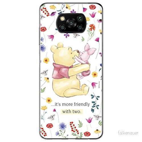 ERT GROUP mobiltelefonfodral för Xiaomi POCOPHONE X3 originalt och officiellt licensierat Disney mönster Winnie the Pooh and friends 030, fodral tillverkad av TPU plast 5903537121390